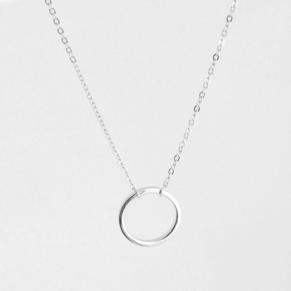 Kette Kreis Silber Kette Kreis Silber
